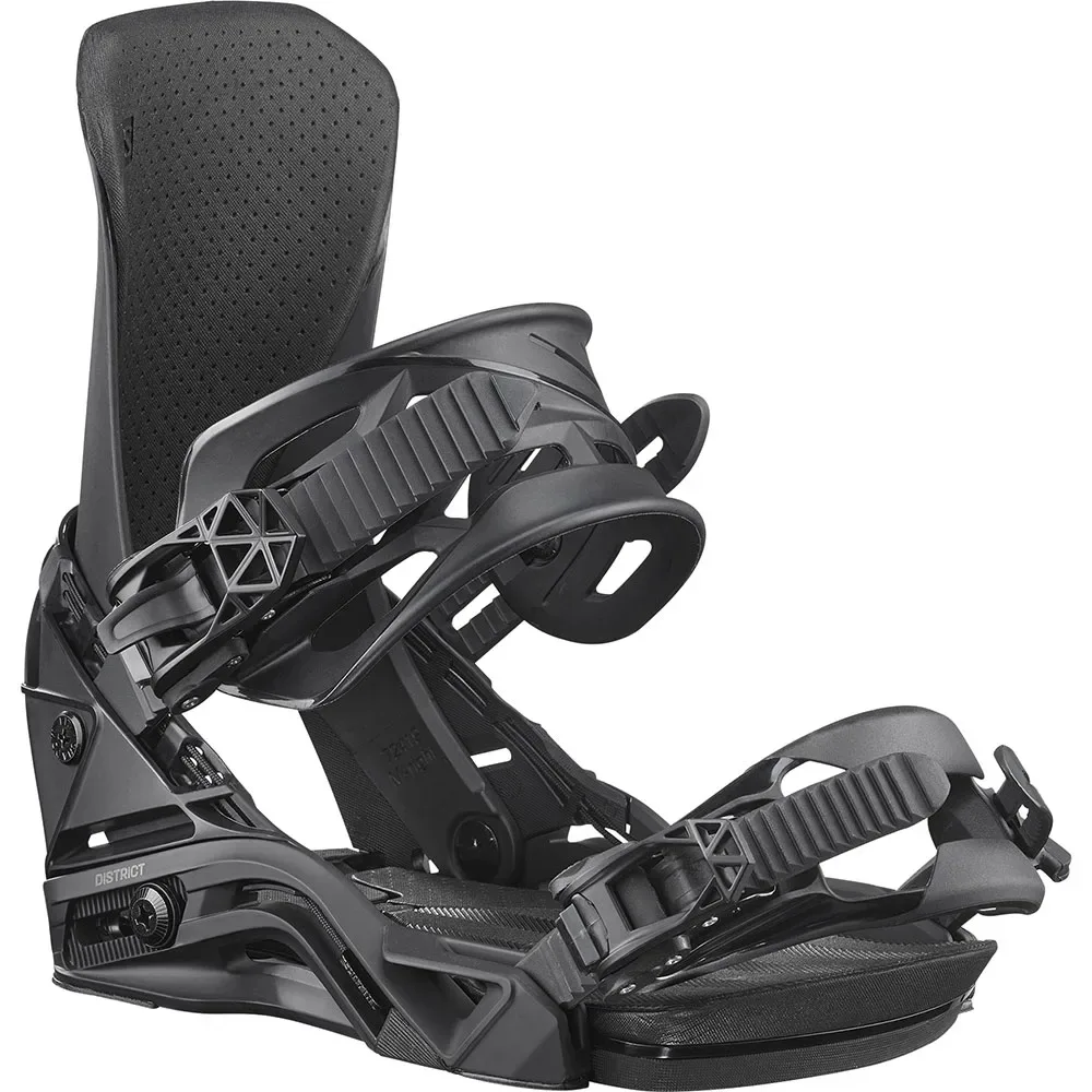 Fixations De Snowboard District Black L - Salomon - FashionsVida