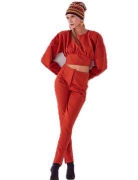Pantalone Donna Akep D12112-RUGGINE