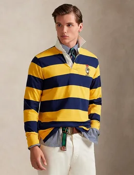 Camiseta de rugby de hombre de algodón con Polo Bear - Polo Ralph Lauren - FashionsVida