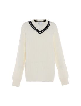 BLONDA Jersey negro / blanco lana
