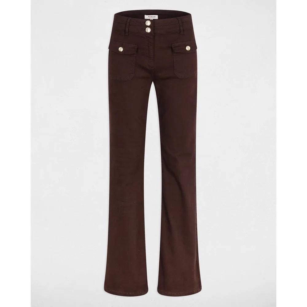 Pantalón de mujer boot-cut con bolsillos - Morgan - FashionsVida