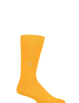Mens 1 Pair Lord Plain Cotton Socks Yellow 6.5-11 Mens - Yellow - Size: 6.5-11 Mens - Burlington - FashionsVida