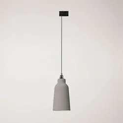 Cables Lampe Suspendue Sans Ampoule Bottiglia Track Stucchi Cement / White One Size