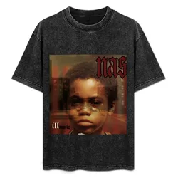 Nas - Illmatic Album Cover Art T-Shirt Plus Size Basic Cotton T-Shirt
