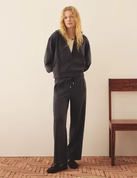Pantalón jogger de mujer con pana elástica - Southern Cotton - FashionsVida