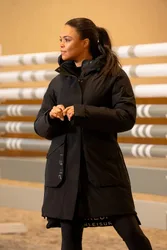 Damen Parka RAINCOAT #8021 Athleisure, black 36