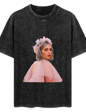 Lucy Boynton Met Gala 2019 T-Shirt Worker Basic Short Sleeve Tee - Aliexpress - FashionsVida