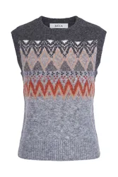 Gilet - 480435 - Fantasia Grigio