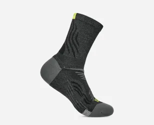 Bondi Quarter Run Sock in Black, Size Medium
