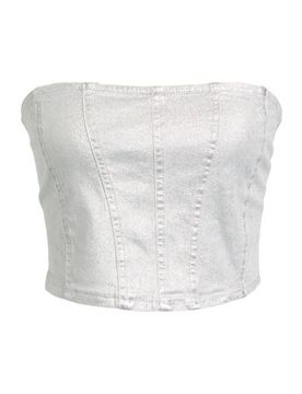 Vicolo Top Mujer Gris perla L Mujer