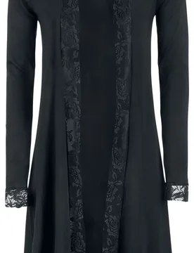 Gothic Cardigan - Lace Cardigan - S bis 5XL - für Damen - Größe 4XL - schwarz - Frauen - female - Gothicana by EMP - FashionsVida
