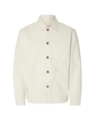 Overshirt SLHREGULAR HOTEL AMOUR beige L herren