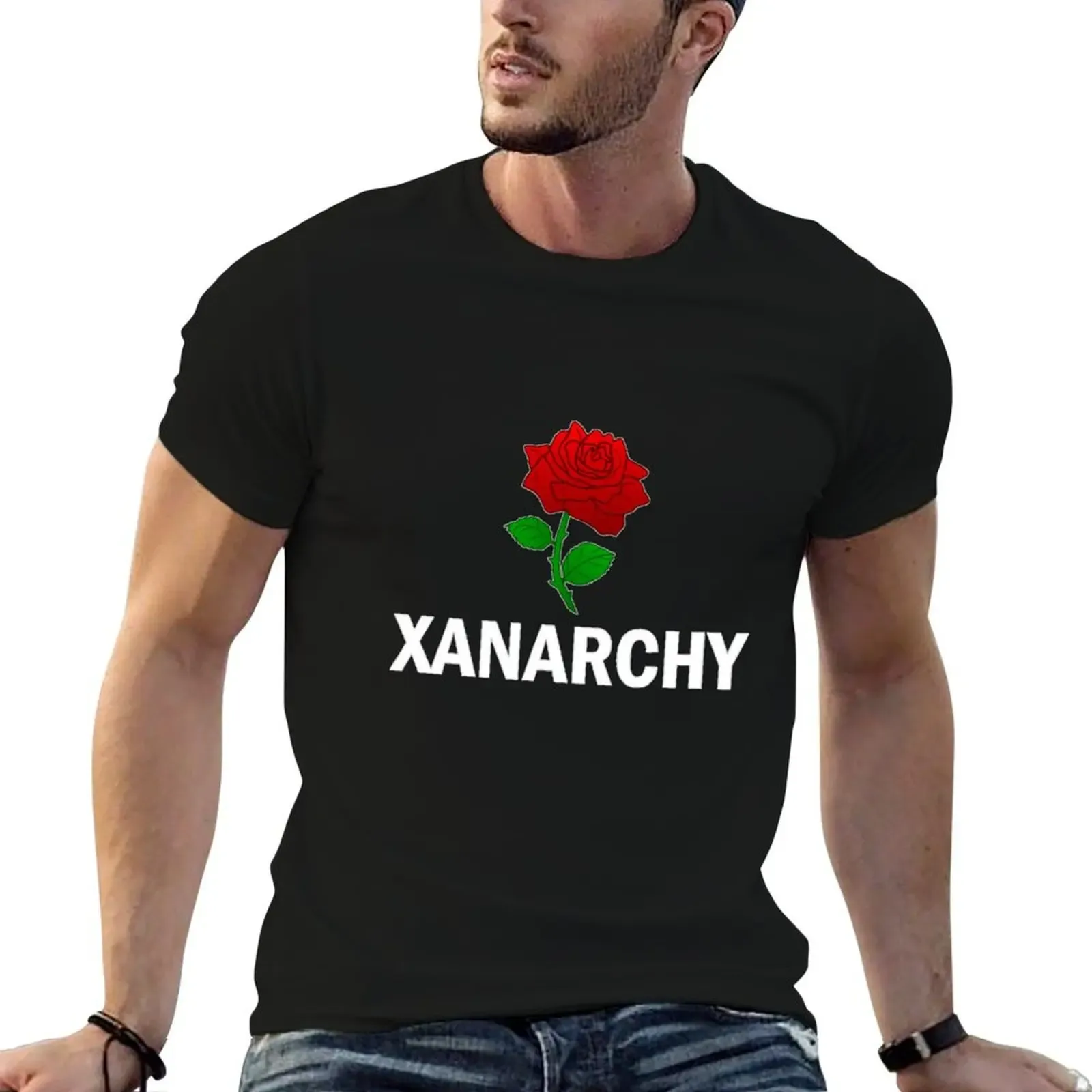 Lil xan xanarchy rose T-Shirt Plus Size Workout Short Sleeve Top - Aliexpress - FashionsVida