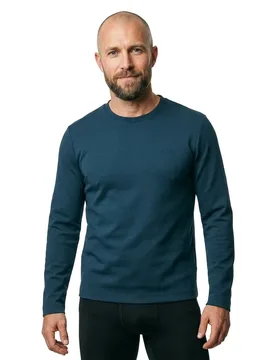 Maglietta A Maniche Lunghe Tempesto Open Blue S - BOSS - FashionsVida