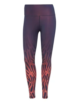 Womens Slim Fit Running Legging Pants In Shanav/semtur - Multicolour - Size 6 Uk - Adidas - FashionsVida
