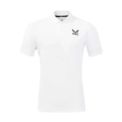 Polo à Manches Courtes Amc Core White S