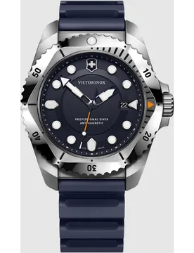 Reloj analógico de hombre dive pro v241991 de caucho y correa azul - Victorinox - FashionsVida