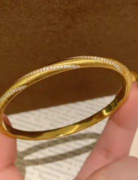 Italian Buchian Style Rusmobius Ring Bracelet, Light Luxury Retro And Simple, Zircon Twisted Rope Inlaid Women's Festival Gift - Aliexpress - FashionsVida