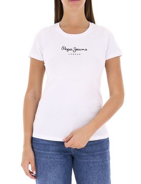 T-shirt girocollo BIANCO M