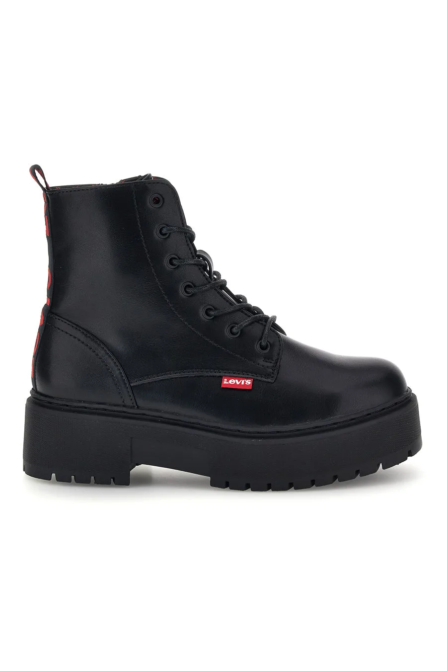 Anfibi Neri con Suola Platform e Lacci Cherry 21S 40 - Levi's - FashionsVida