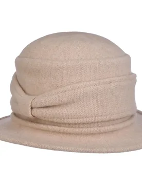 Marilana Milled Wool Hat by - oatmeal - Damen - Size: One Size - Seeberger - FashionsVida