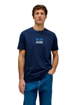 T-shirt à Manches Courtes 21012123 Blue L