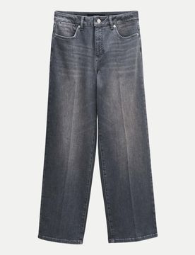 Wide Leg Denim Cellma iconic Grau 36