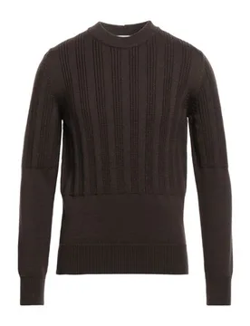 Pullover Herren Dunkelbraun S Herren - Paolo Pecora - FashionsVida