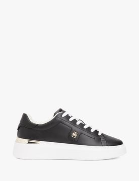 Baskets basses en cuir