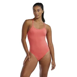 Durafast Elite Crosscut Tieback Swimsuit Coral 36 Women