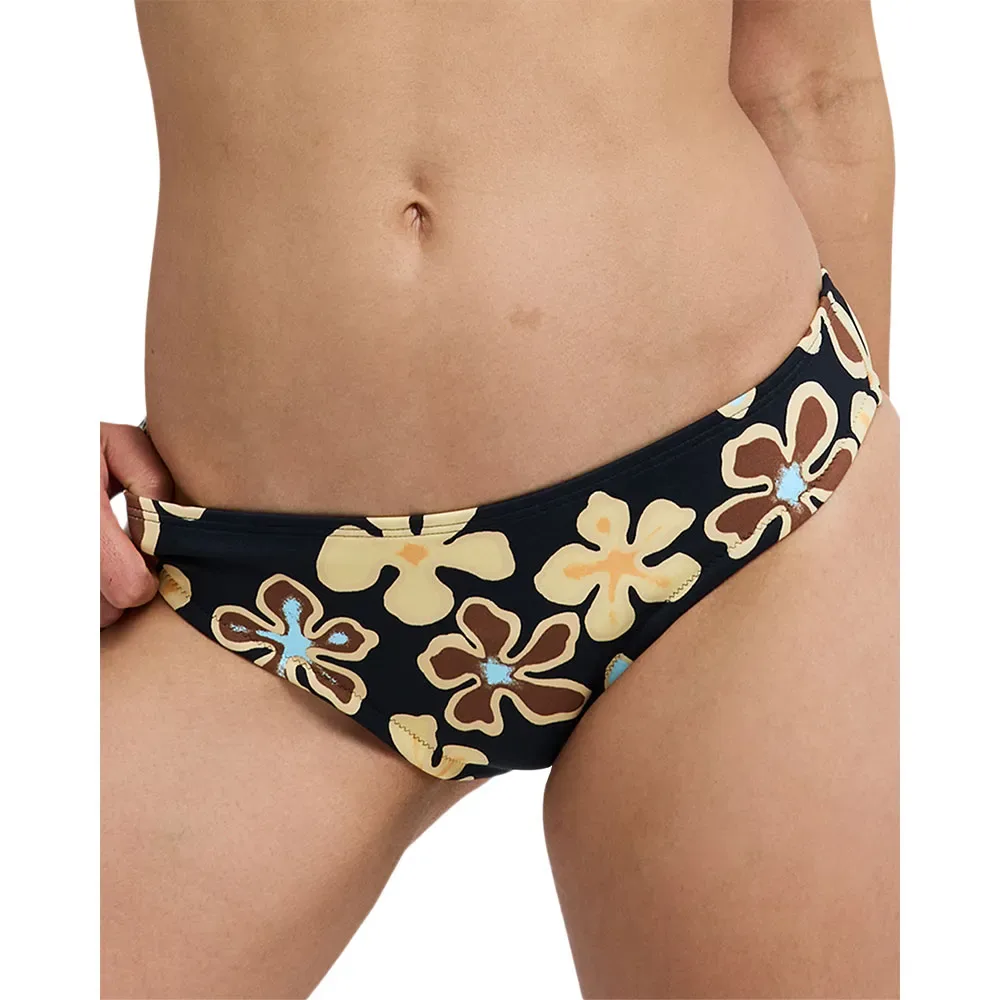 Bas De Bikini Fearless Flow Classic Anthracite Nostalgic Feels Ful S - Roxy - FashionsVida