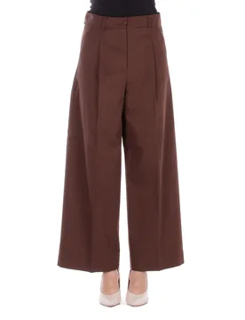 Donna pantalone 2615131072600 031 wkd bellico cioccolato - Max Mara - FashionsVida