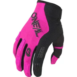 Guanti Moto Cross Enduro O'neal ELEMENT Da Donna Nero/Rosa taglia S