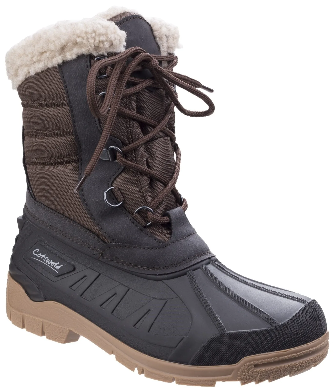 Womens Coset Weather Boot - Brown Textile - Size 36 Eu/it - Cotswold - FashionsVida