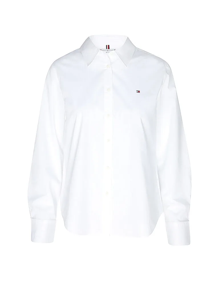 Blusa de corte regular blanco 44 - Tommy hilfiger - FashionsVida