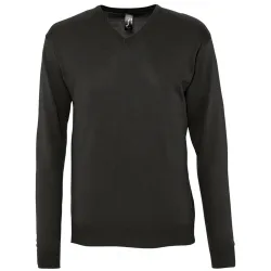 Mens Galaxy V Neck Sweater (Black) - Size X-Large