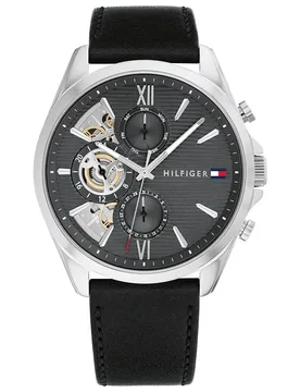 Orologio Baker Mm Black / Dark Grey / Mineral One Size - Tommy hilfiger - FashionsVida