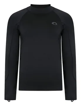 T-shirt Thermique à Manches Longues Narin Therma Black S Homme - Typhoon - FashionsVida