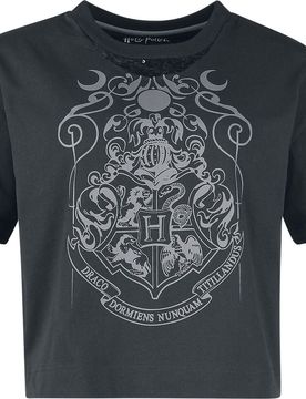 T-Shirt - Dark Academia Nocturnal Stroll at Hogwarts - S bis XXL - für Damen - Größe M - schwarz - EMP exklusives Merchandise! - Frauen - female