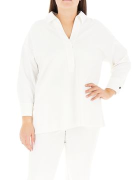 Blusa maniche lunghe BIANCO M