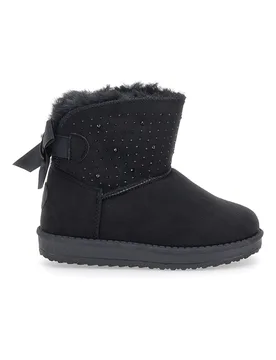 Stivaletti con Pelo Neri con Brillantini BTY81 33 - PITTARELLO LOVE - FashionsVida