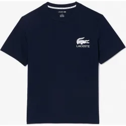 Camiseta de hombre de algodón con estampado de cocodrilo