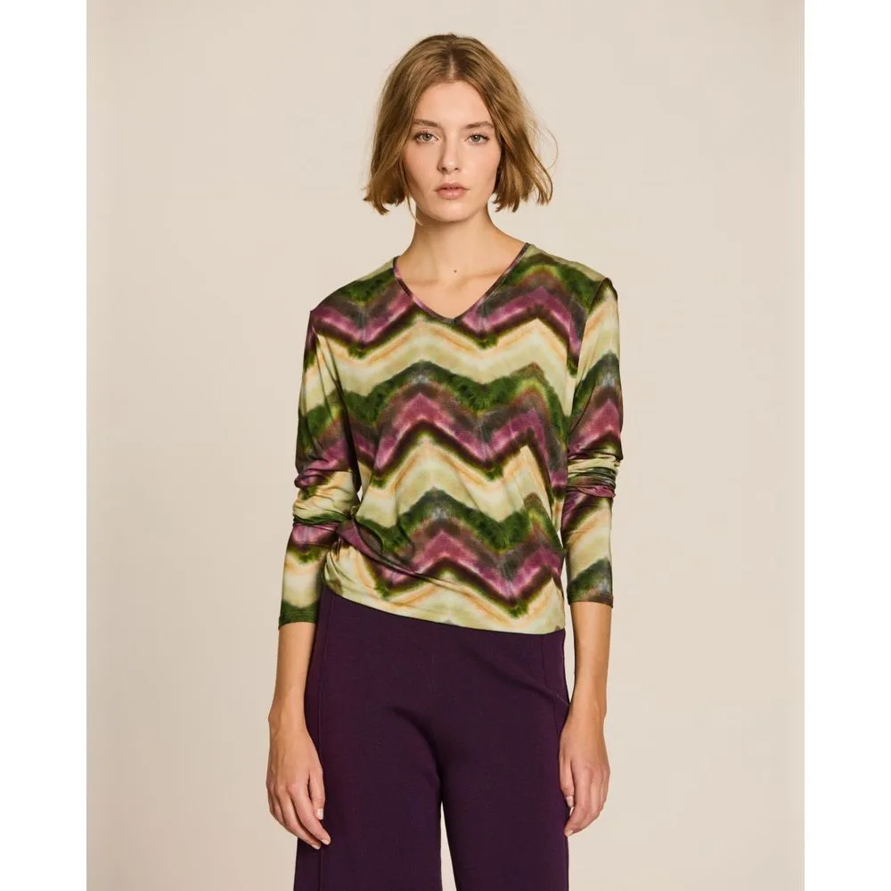 Camiseta de mujer estampado tiedye - Escorpion - FashionsVida