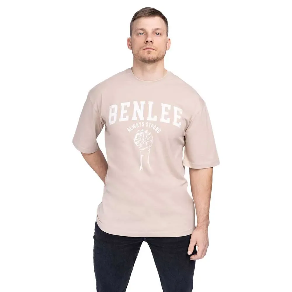 T-shirt à Manches Courtes Lieden Sand / White M - Benlee - FashionsVida
