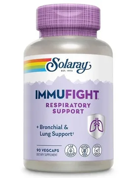 Capsules Immufight Respiratory Support 90 Unités - Solaray - FashionsVida