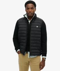 Superdry Herren Fuji Lite Steppweste Black - Größe: XL