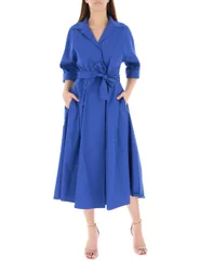 Abito con cintura BLU 44