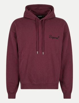 Relax-Fit Hoodie D2 Signature Rot XXL