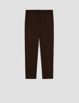 Pantalone in raso donna cioccolato
