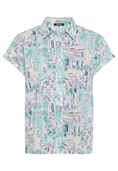 Blouse Woven Short Sleeves female